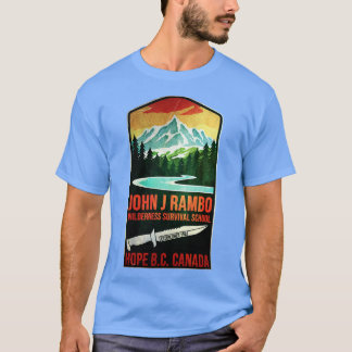 John J Rambo Wilderness Survival Schule T-Shirt