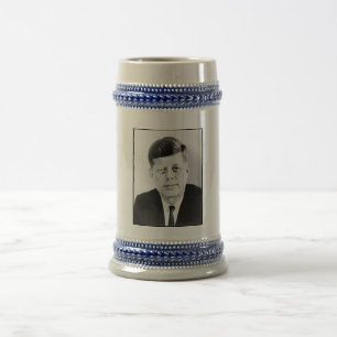 John Jack Kennedy, das Weiße Haus des Präsidenten Bierglas