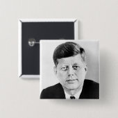 John Jack Kennedy, das Weiße Haus des Präsidenten Button (Vorne & Hinten)