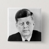 John Jack Kennedy, das Weiße Haus des Präsidenten  Button (Vorderseite)
