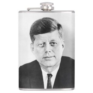 John Jack Kennedy, das Weiße Haus des Präsidenten  Flachmann