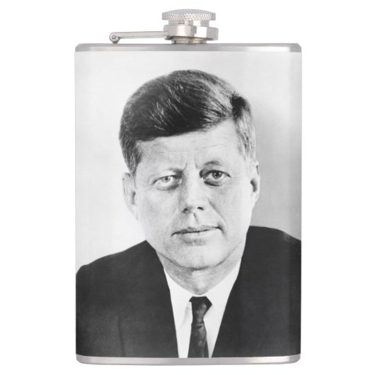 John Jack Kennedy, das Weiße Haus des Präsidenten  Flachmann (Vorderseite)