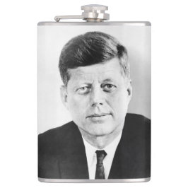 John Jack Kennedy, das Weiße Haus des Präsidenten  Flachmann
