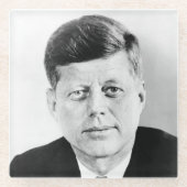 John Jack Kennedy, das Weiße Haus des Präsidenten Glasuntersetzer (Vorderseite)