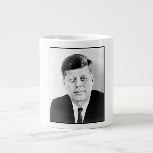 John Jack Kennedy, das Weiße Haus des Präsidenten  Jumbo-Tasse (Vorderseite)