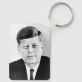 John Jack Kennedy, das Weiße Haus des Präsidenten  Schlüsselanhänger (Rückseite)