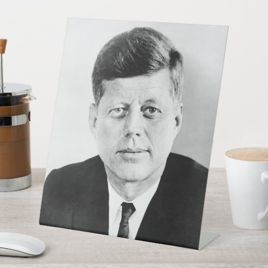 John Jack Kennedy, das Weiße Haus des Präsidenten Sockelschild (In Situ)