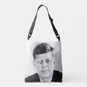 John Jack Kennedy, das Weiße Haus des Präsidenten Tragetaschen Mit Langen Trägern (Rückseite)