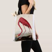 John James Audubon, American Flamingo, Tasche (Von Nahem)