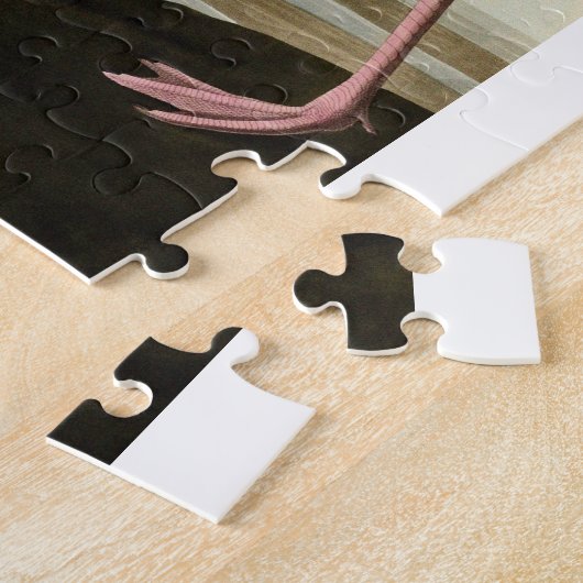 John James Audubon - Amerikanischer Flamingo Puzzle (Seite)