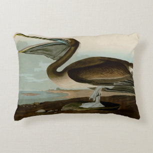 John James Audubon Brown Pelican Artwork Painting Dekokissen