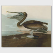 John James Audubon Brown Pelican Artwork Painting Geschenkpapier (Flach)