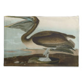 John James Audubon Brown Pelican Artwork Painting Kissenbezug (Rückseite)
