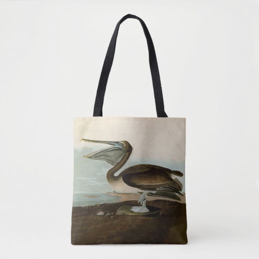 John James Audubon Brown Pelican Artwork Painting Tasche (Vorderseite)