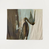 John James Audubon Brown Pelican Artwork Painting Wandteppich (Vorderseite (Horizontal))