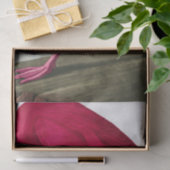 John James Audubon Flamingo Pink Artwork Decoupage Seidenpapier (Geschenk)