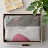 John James Audubon | Rosa Flamingo Seidenpapier (Geschenk)