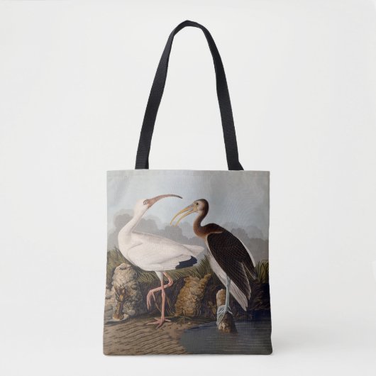 John James Audubon White Ibis Bird Print Classic Tasche (Vorderseite)