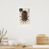 John James Wild Large Melbourne Sepia Poster (Küche)