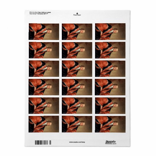 John Jay, 1794 von Gilbert Stuart Adressaufkleber (Vorne)