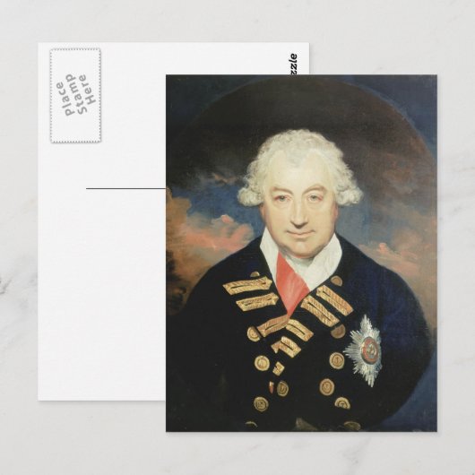 John Jervis Postkarte (Vorne/Hinten)