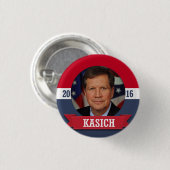 JOHN KASICH 2016 BUTTON (Vorne & Hinten)