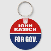 JOHN KASICH FÜR GOVERNOR SCHLÜSSELANHÄNGER (Vorderseite)