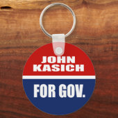 JOHN KASICH FÜR GOVERNOR SCHLÜSSELANHÄNGER (Vorderseite)