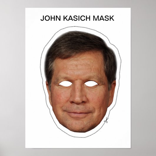 John Kasich Mask Poster (Vorne)