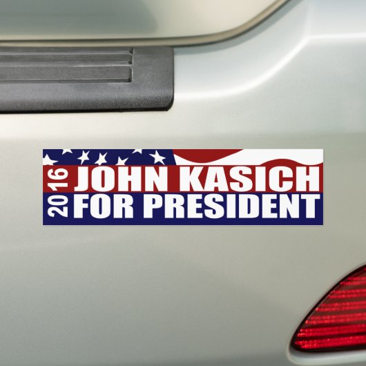 John Kasich Präsident 2016 Autoaufkleber (Auf Auto)
