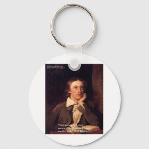 John Keats "Blossom" Zitat gibt T-Shirts und Karte Schlüsselanhänger