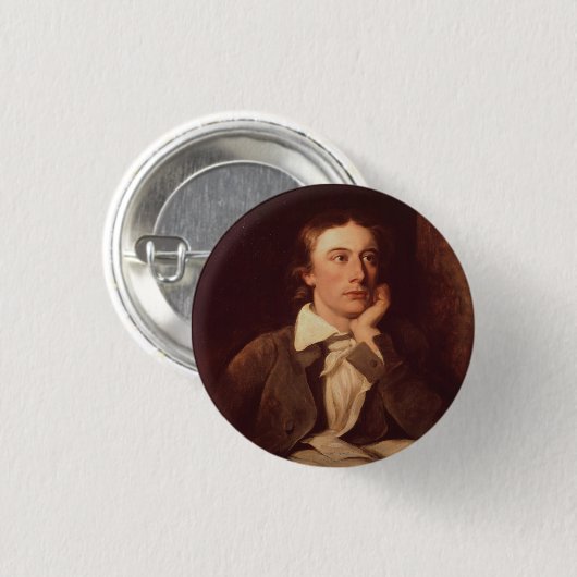 John Keats Button (Vorne & Hinten)