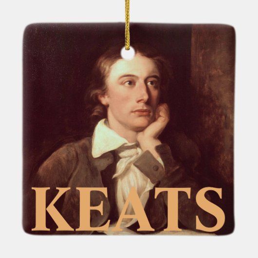 John Keats Keramikornament (Rückseite)
