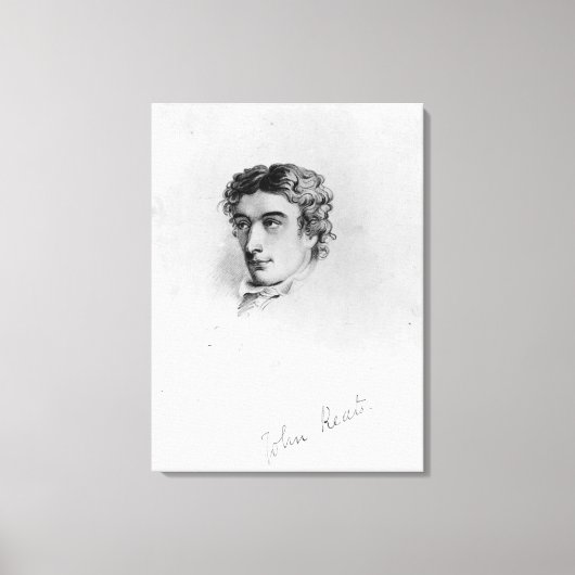 John Keats Leinwanddruck (Vorderseite)