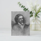 John Keats Postkarte (Stehend Vorderseite)