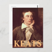John Keats Postkarte (Vorne/Hinten)