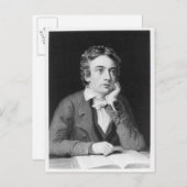 John Keats Postkarte (Vorne/Hinten)