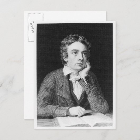 John Keats Postkarte (Vorne/Hinten)