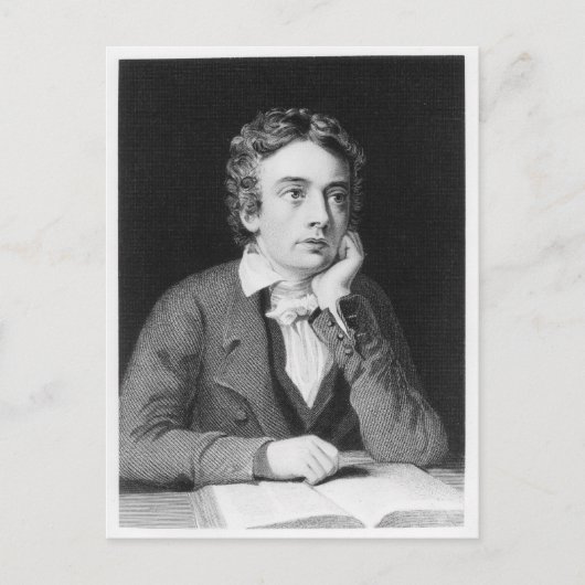 John Keats Postkarte (Vorderseite)