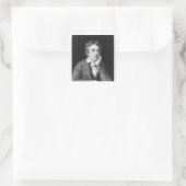 John Keats Quadratischer Aufkleber (Tasche)