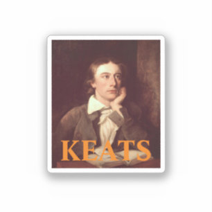 John Keats Square Sticker