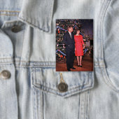 John Kennedy & Jacqueline, Präsident der Weihnacht Button (Insitu)