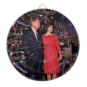 John Kennedy & Jacqueline, Präsident der Weihnacht Dartscheibe