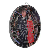 John Kennedy & Jacqueline, Präsident der Weihnacht Dartscheibe (Vorderseite Links)