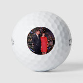 John Kennedy & Jacqueline, Präsident der Weihnacht Golfball (Vorderseite)