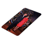 John Kennedy & Jacqueline, Präsident der Weihnacht Magnet (Linke Seite)