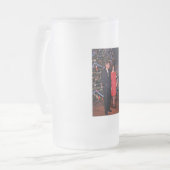 John Kennedy & Jacqueline, Präsident der Weihnacht Mattglas Bierglas (Vorderseite Links)