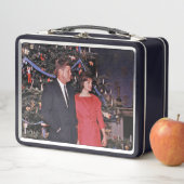 John Kennedy & Jacqueline, Präsident der Weihnacht Metall Brotdose (Beispiel)