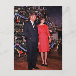 John Kennedy & Jacqueline, Präsident der Weihnacht Postkarte