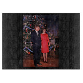 John Kennedy & Jacqueline, Präsident der Weihnacht Schneidebrett (Vorderseite)